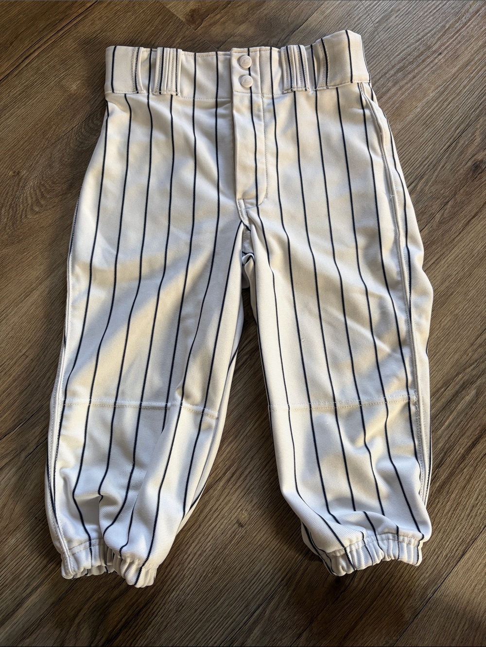 Champro White Navy Pinstripe Baseball Pants